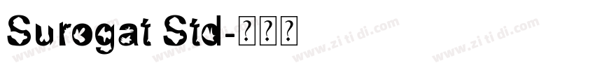 Surogat Std字体转换